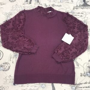 14th & Union Ruffle Neck Sweater